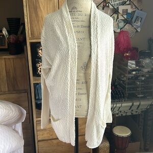 Talula Cream Open Cardigan - Medium